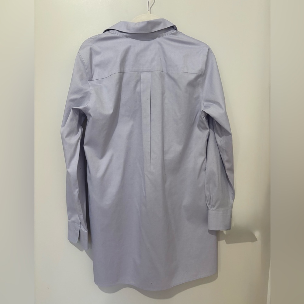 Women’s Brooks Brothers Lavender Tunic Button Up Cotton NonIron Top Shirt 12 - Picture 8 of 15